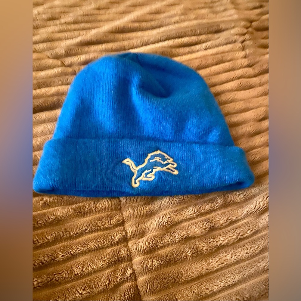 NFL Knit Hat Team Gear | Lions Detroit Football Winter Beanie Hat Unisex Game